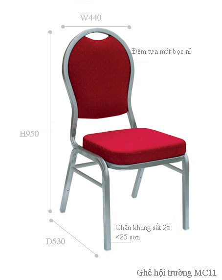 Kích thước ghế MC11